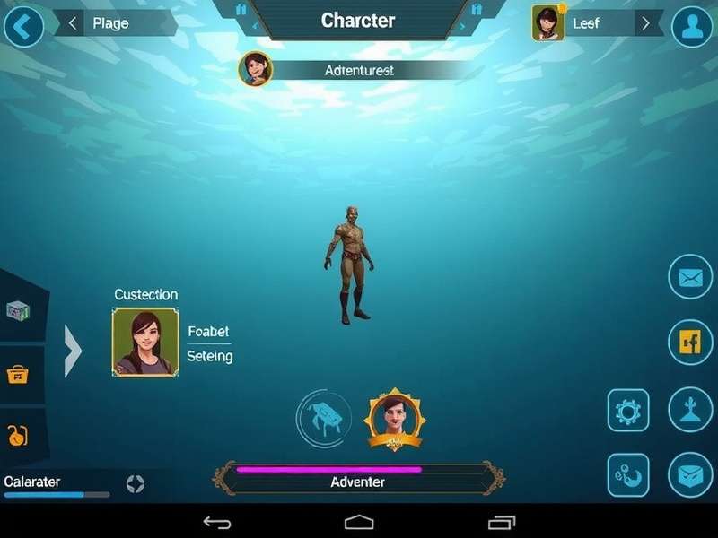 Ocean Odyssey Glide gameplay screenshot showing underwater adventure